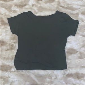 Hunter green shirt